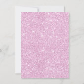 Brautparty Brunch Moderner Champagner Sparkone Ros Einladung (Rückseite)