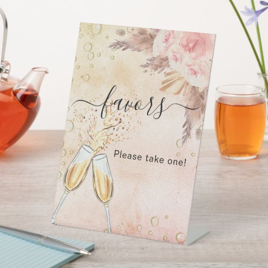 Brautparty-Bubelbrunch-Zeichen Sockelschild (In Situ)