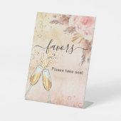 Brautparty-Bubelbrunch-Zeichen Sockelschild (Vorderseite)