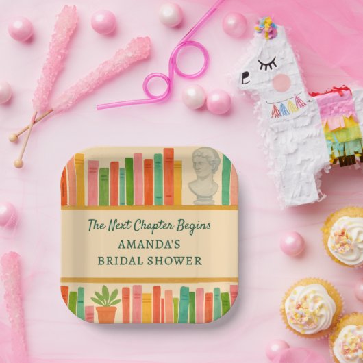 Brautparty buchen | Chic Fun "New Chapter" Pappteller (Party)