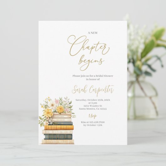 Brautparty buchen einladung (Stehend Vorderseite)