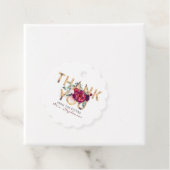 Brautparty Burgund und Blush Geschenkanhänger (Beispiel)