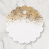 Brautparty Burgund und Blush Geschenkanhänger (Rückseite)