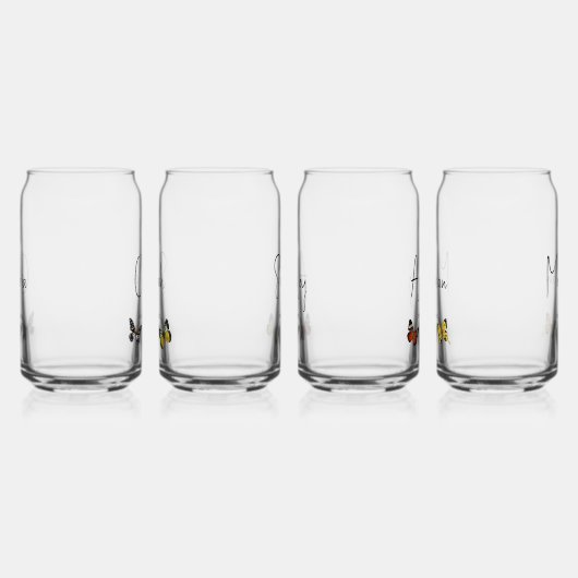 Brautparty Butterfly Bridesmaid Butterfly individu Dosenglas (Rechts)