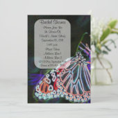 Brautparty Butterfly Colorado Einladung (Stehend Vorderseite)