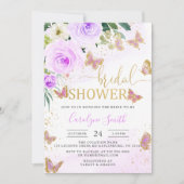 Brautparty Butterfly Einladung (Vorderseite)