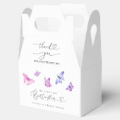 Brautparty Butterfly Garden Geschenkschachtel (Geöffnet)