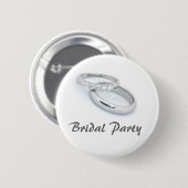 Brautparty Button (Vorne & Hinten)