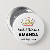 Brautparty Button (Vorne & Hinten)