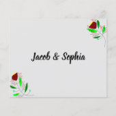 Brautparty Card Ratschläge und Wünsche Flyer (Hinten)