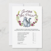 Brautparty Cat Theme Raten Sie die Preisspielkarte Einladung (Vorderseite)