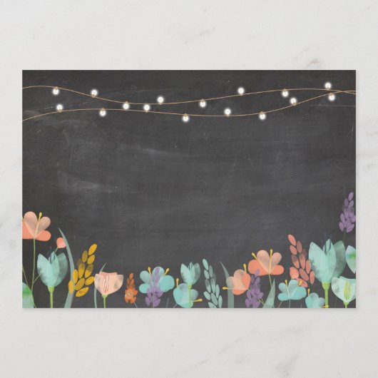 Brautparty Chalk Florenz Programm (Rückseite)