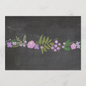 Brautparty Chalk Lila Strecke Bachelorette Programm (Rückseite)