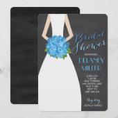 Brautparty Chalkboard Bride Einladungen (Vorne/Hinten)