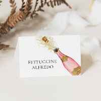 Brautparty Champagne Themenbuffet Verpflegungskart