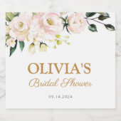 Brautparty Champagner Label Frische Weinkultur Schaumweinetikett (Einzelnes Label)