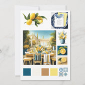 Brautparty-Checkliste und Style-Guide Einladung (Rückseite)