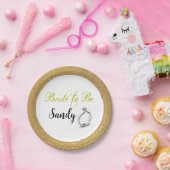 Brautparty Chic Bridge zu sein Pappteller (Party)