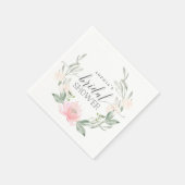 Brautparty Cocktail Napkins Pastell Blush Serviette (Ecke)
