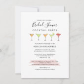 Brautparty Cocktail Party Einladung (Vorderseite)