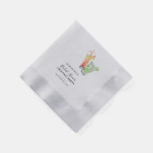 Brautparty Cocktail Party Modernes Party Papier Serviette (Ecke)