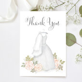 Brautparty Danke, dass Sie Hochzeitskleid haben Dankeskarte