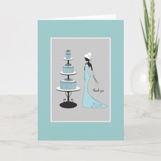 Brautparty danke Ihnen Karten (Vorderseite)