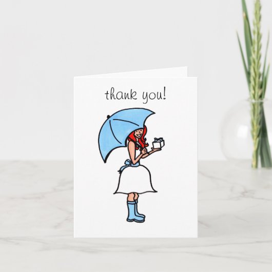 Brautparty Danke (leer) (Vorderseite)