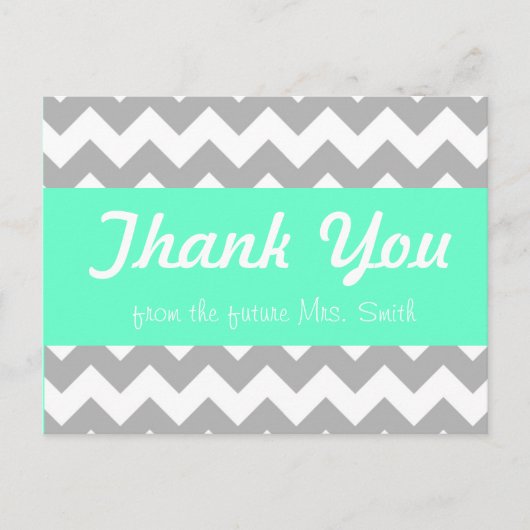 Brautparty Dankeschön Karte (Vorderseite)