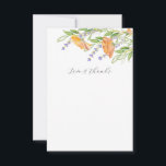 Brautparty Dankeschön Karten Botanische Florals<br><div class="desc">Mit diesem Brautparty bedanken wir uns sehr für Ihre Hochzeitsfeier. Diese botanisch-inspirierten Karten in zarten Aquarellfarben in Orange-, Lavendel- und lila-Tönen ergänzen wunderbar ein Hochzeitsthema im Freien oder in der Wildblume. Anpassen mit den Vorlagenfeldern mit eigener Formulierung oder mit 'Liebe und Dank' einfach behalten werden. Eine zeitlose Wahl für diejenigen,...</div>