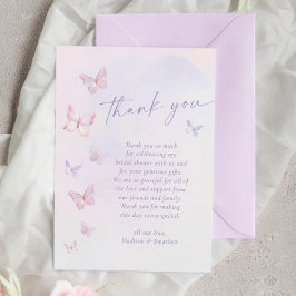 Brautparty Dankeskarte