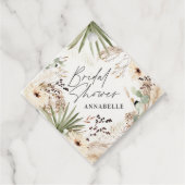 Brautparty dankt Ihnen für das moderne Pampasgras Geschenkanhänger (Vorderseite)