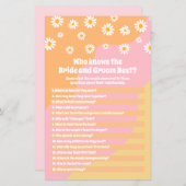 Brautparty, das Braut kennt oder das beste Spiel e (Vorne/Hinten)