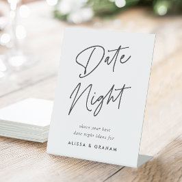 Brautparty Date Jar Sign Sockelschild