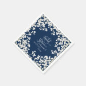 Brautparty Dekoration Babys Atemkranz Blüte Serviette (Ecke)