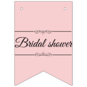 Brautparty-Dekorationsbündel Wimpelkette (Erste Fahne)