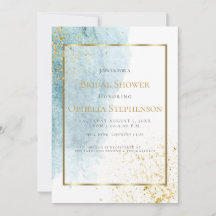 Brautparty | Denim Blue Watercolor Wash