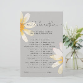 Brautparty der Aquarellfarben-Wildblume