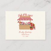 Brautparty der Bauern Begleitkarte (Rückseite)