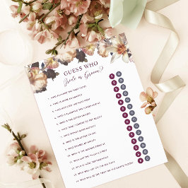 Brautparty der Blumenbrille Herbst