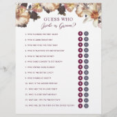 Brautparty der Blumenbrille Herbst (Vorderseite)