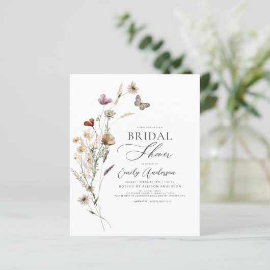 Brautparty der Boho-Wildblume (Stehend Vorderseite)