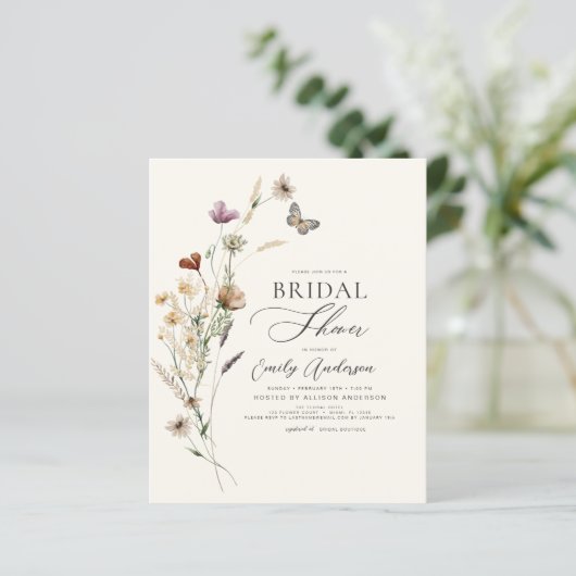 Brautparty der Boho-Wildblume (Stehend Vorderseite)