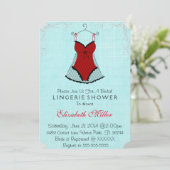 Brautparty der Fingerie Einladung (Stehend Vorderseite)