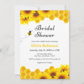 Brautparty der Gelben Honigbiene Einladung (Vorderseite)