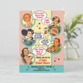 Brautparty der Hausfrau Einladung (Stehend Vorderseite)