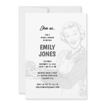 Brautparty der Hausfrau in den 50er Jahren