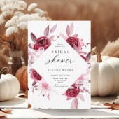 Brautparty der Herbstromantik Einladung