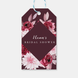 Brautparty der Herbstromantik Geschenkanhänger