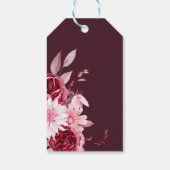 Brautparty der Herbstromantik Geschenkanhänger (Rückseite)